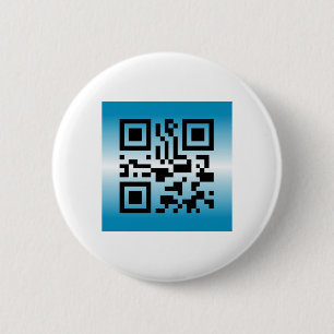 QR Code® Saying: HAVE A GREAT WEEKEND 6 Cm Round Badge