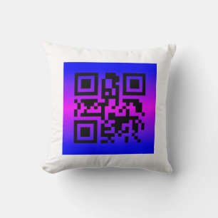 QR Code® Saying: IT’S A BOY Cushion