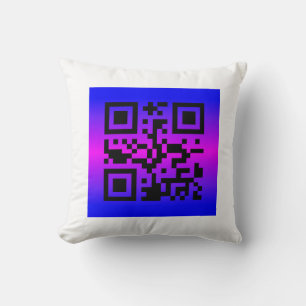 QR Code® Saying: IT’S TWINS Cushion