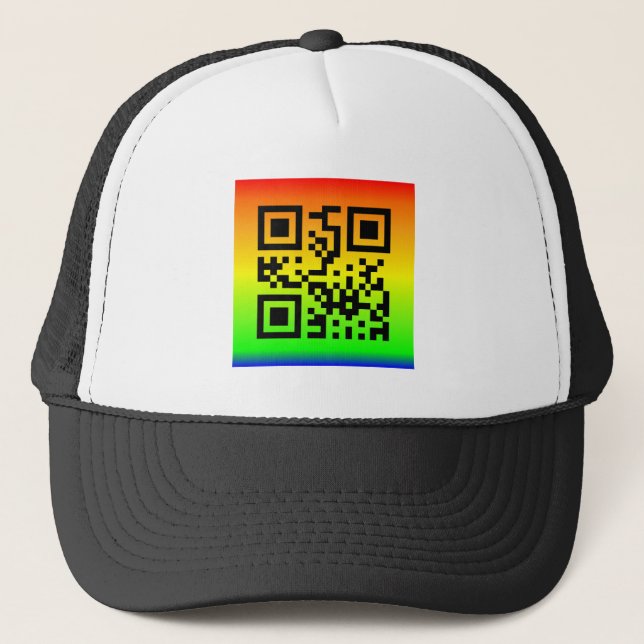 QR Code® Saying: LOVE Trucker Hat (Front)