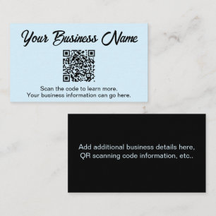 QR Code Scan Business Card