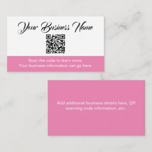 QR Code Scan Business Card