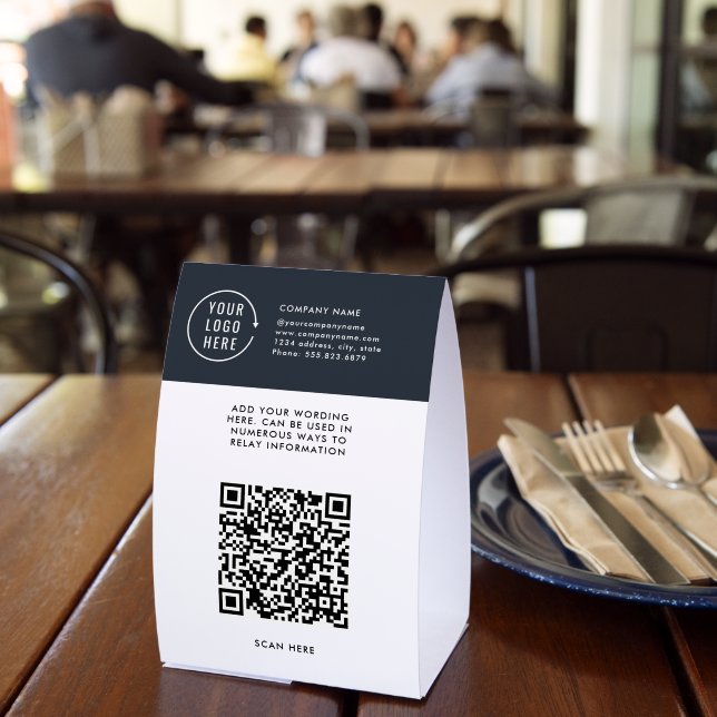 QR Code Scan | Business Logo Contactless  (Insitu(Restaurant))