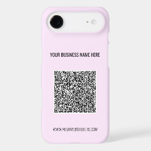 QR Code Scan Info and Custom Text Your Colours