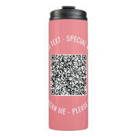  QR Code Scan Info Custom Text Colours Personalise
