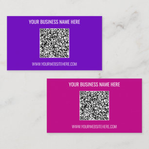 QR Code Scan Info Name Website Business Card