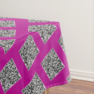 QR Code Scan Info Promotional Business Tablecloth