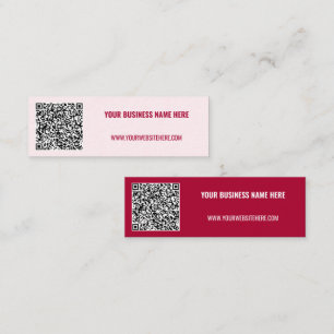 QR Code Scan Info Text Business Card Choose Colour
