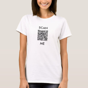 qr Code "Scan Me" Flirty Shirt