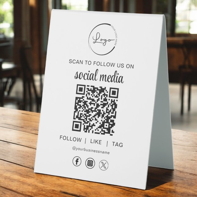 QR Code Scan To Follow Us on Social Network (Creator Uploaded)