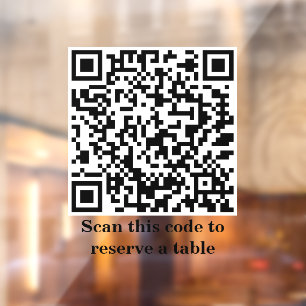 QR Code Scan to Reserve   Restaurant Bistro  