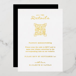 QR Code Scan   Wedding Details Enclosure 