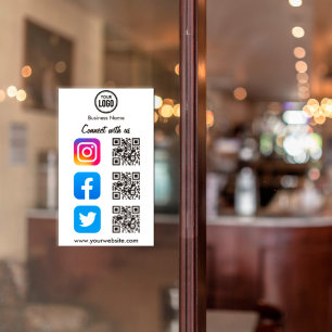 QR Code Scanner To Connect On Social Media Simple