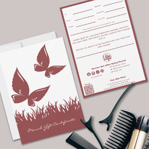 QR Code Services Note March Gift Certificate