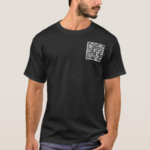 QR Code Shirt. T-Shirt
