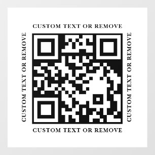 QR Code Simple Modern Business door sign
