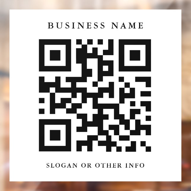 QR Code Simple White Square Business (Sheet 2)