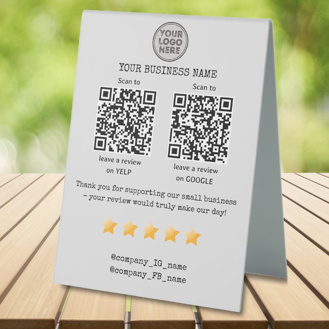 QR code small business review GOOGLE and YELP  (Creator Uploaded)