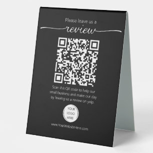 QR code small business review request YELP 