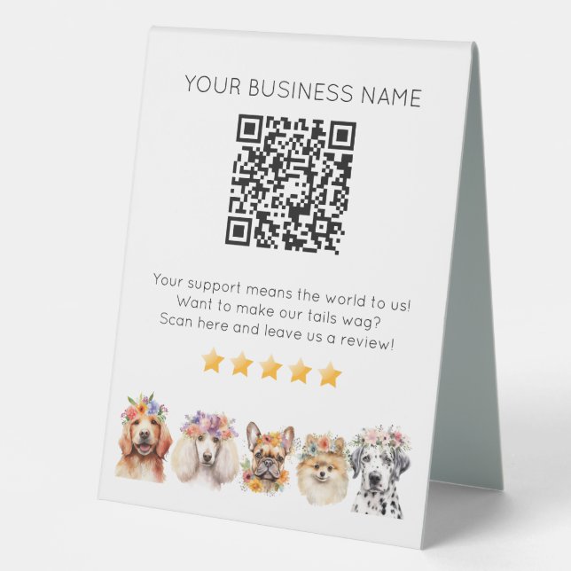 QR code small business review YELP  (Front)