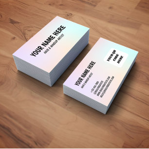 QR Code Social Media Modern Business Card