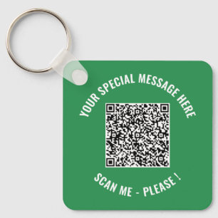 QR Code Special Message Surprise Keychain Gift