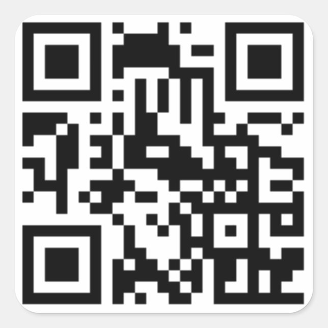 QR Code Sticker (Front)