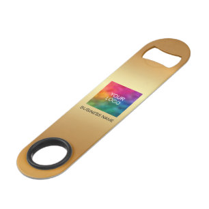 QR Code Template Upload Company Logo Elegant Gold