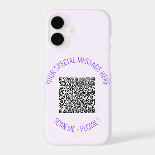 QR Code Text Your Special Message Modern Gift