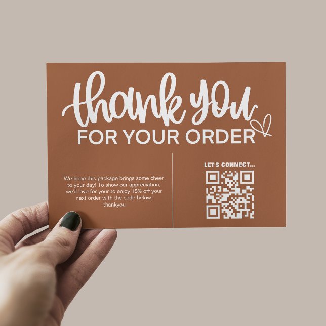 QR Code Thank For Your Purchase Package Insert (Creator Uploaded)
