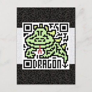 QR Code the Dragon Postcard