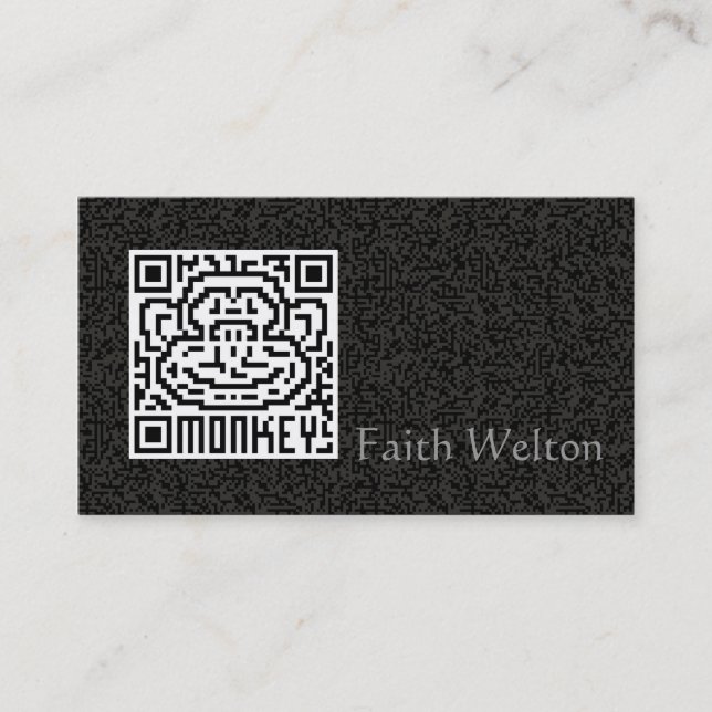 QR Code the Monkey Business Card (Front)