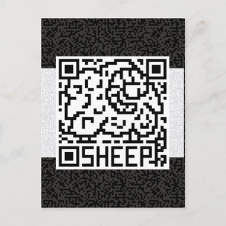 QR Code the Sheep Postcard
