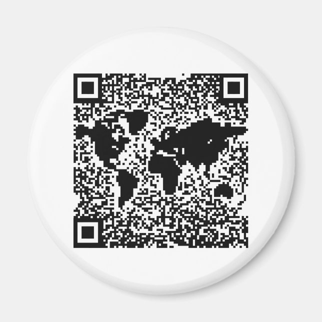 QR Code - The World Magnet (Front)