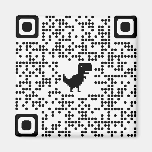 QR Code to Rickroll Magnet (Front)