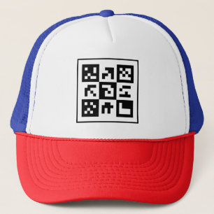 qr code trucker hat