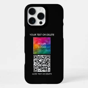 QR Code Upload Business Logo Create Your Own iPhone 16 Pro Max Case