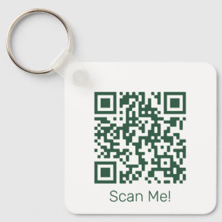 QR Code - Upload Your Own QR Code Key Ring