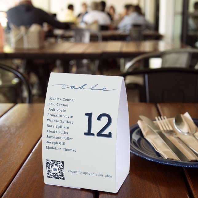 QR Code Wedding Photo Dump & Table Number (Insitu(Restaurant))