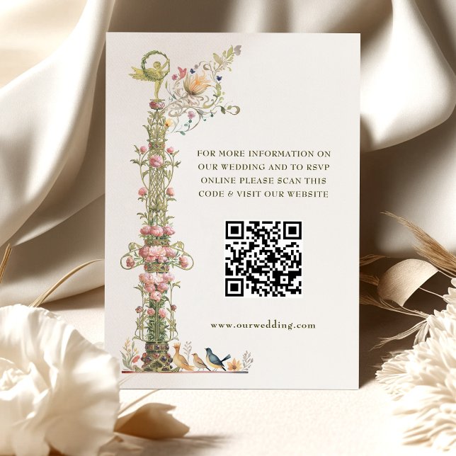 QR Code Wedding Website Info Enclosure (Creator Uploaded)