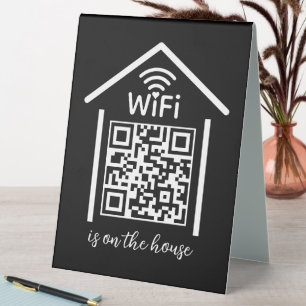 QR Code Wifi Scan to Connect is on the house