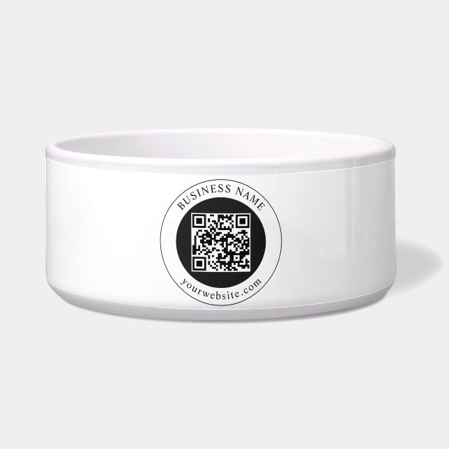 QR Code with Business Name Editable (Front)