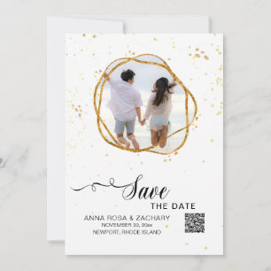*~* QR Glitter - Wedding Website AR6 Save The Date