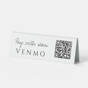 QR Pay Checkout Sign for Business