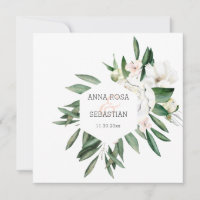 *~* QR RSVP AR15 Peony Flowers Frame Wedding