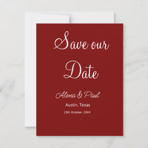 QR Save Our Date add photoname date black white Save The Date