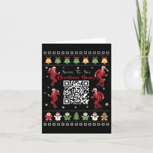 Qr Trump Dance Code President Dance Code Christmas Card