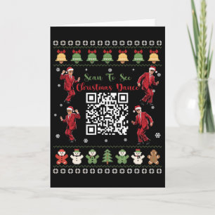 Qr Trump Dance Code President Dance Code Christmas Card