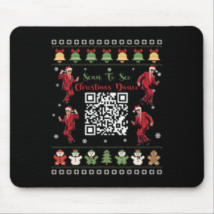Qr Trump Dance Code President Dance Code Christmas Mouse Pad