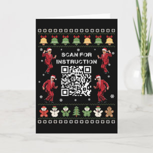 Qr Trump Dance Code President Scan For Instruction Card